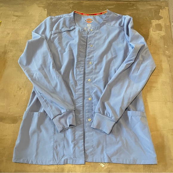 Dickies Scrub Top in Ceil Blue - Picture 1 of 4